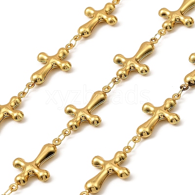 304 Stainless Steel Cross Link Chains CHS-G042-01G-02-1