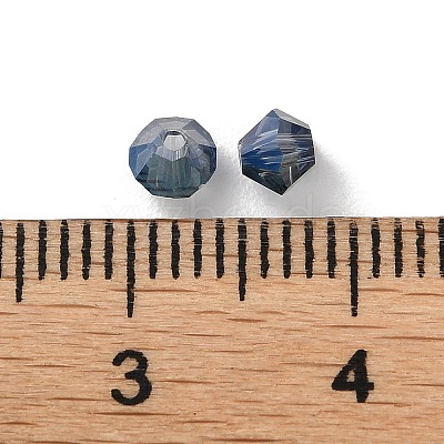 Electroplate Glass Beads GGLA-Z004-02B-1