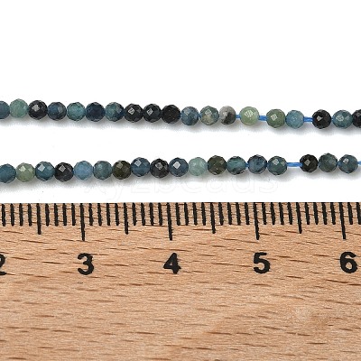 Natural Blue Tourmaline Beads Strands G-B168-A06-2mm-1