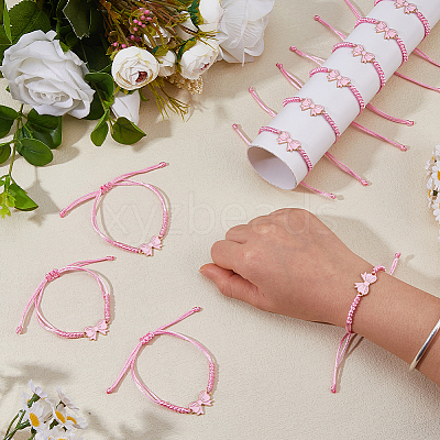 30Pcs Alloy Enamel Link Bracelets BJEW-DC00022-1