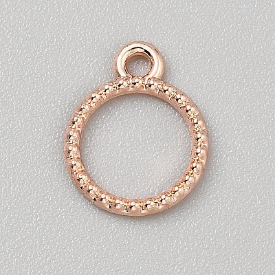 Alloy Open Back Bezel Pendants FIND-WH0152-473O-RG-1