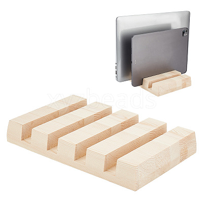 Wholesale 4Pcs Wooden Jewelry Display Card Stands 