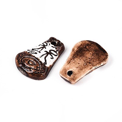Handmade Porcelain Big Pendants PORC-T133-50-1