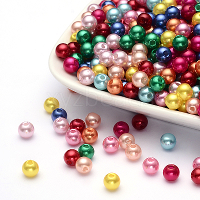 Imitation Pearl Acrylic Beads PL609-1