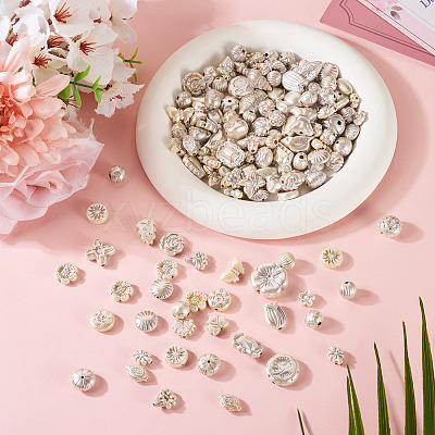 100G Pearlized Opaque Acrylic Beads OACR-TA0004-41B-1