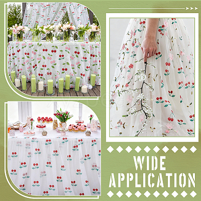 Polyester Mesh Fabrics DIY-ME0003-11-1