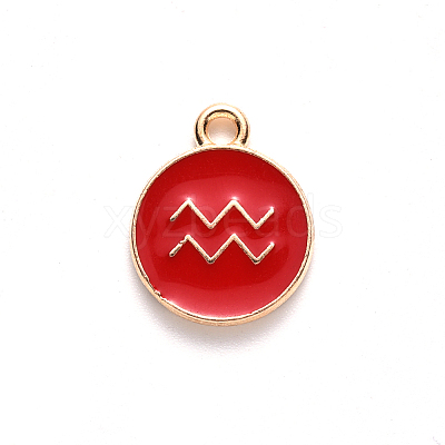 Alloy Enamel Pendants LS-X-ENAM-S124-01A-07J-1