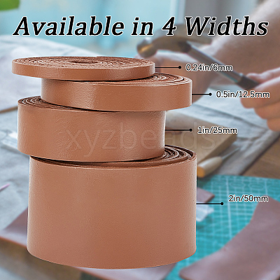 2M Flat Leather Cord LC-WH0007-07B-02-1
