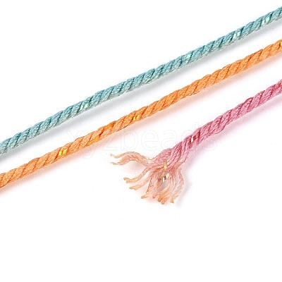 30M Segment Dyed Macrame Cotton Cord OCOR-T018-01E-1