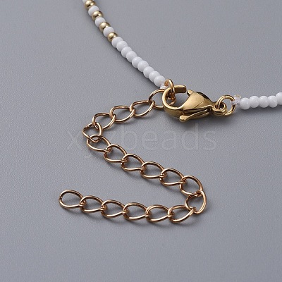 Seed Beaded Necklaces NJEW-JN02659-03-1