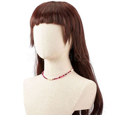 Natural Pearl Beaded Necklace NJEW-JN03765-02-1