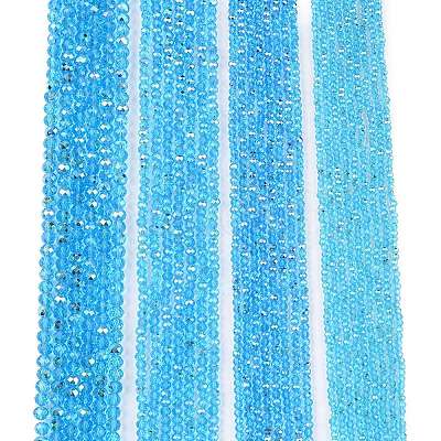 Electroplate Glass Beads Strands EGLA-A044-T3mm-L08-1