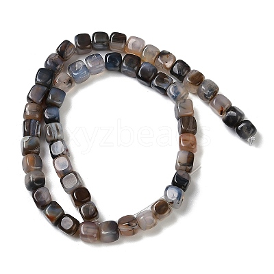Natural Dragon Veins Agate Beads Strands G-G177-E16-01-1
