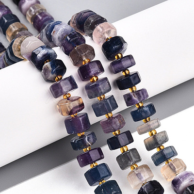 Natural Fluorite Beads Strands G-T140-24-1