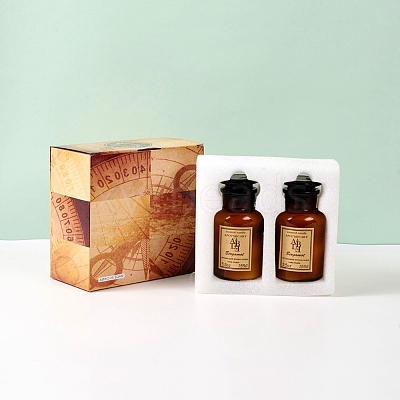 Glass Bottle Scented Candles Gift Set DIY-L027-02-1