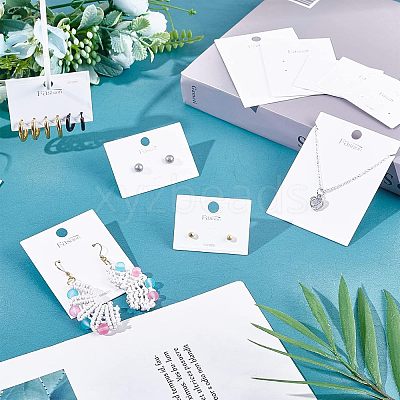 150 Pcs 5 Styles Paper Display Cards CDIS-CA0001-09-1