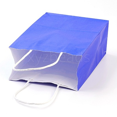 Pure Color Kraft Paper Bags AJEW-G020-B-04-1