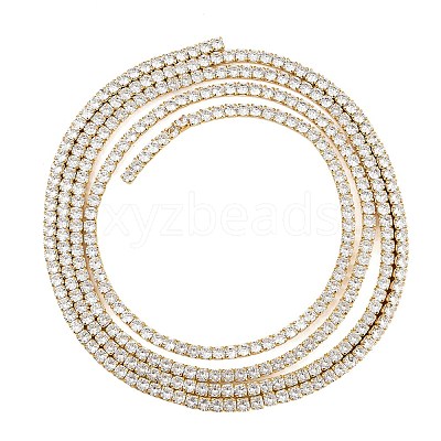925 Sterling Silver Clear Cubic Zirconia Chains STER-C016-02B-G02-1