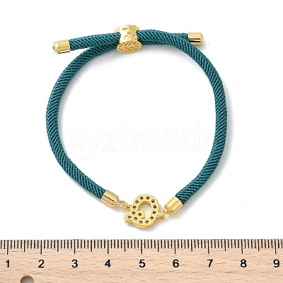 Adjustable Nylon Cord Bracelets X-BJEW-C096-01G-17-1