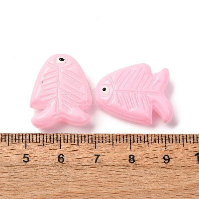 Transparent Glass Enamel Beads LAMP-U004-06-02-1