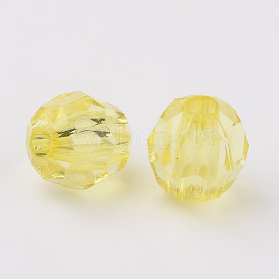 Transparent Acrylic Beads X-DB8mmC-53-1