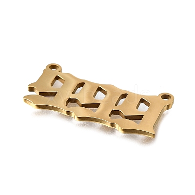 304 Stainless Steel Pendants STAS-D382-04I-G-1