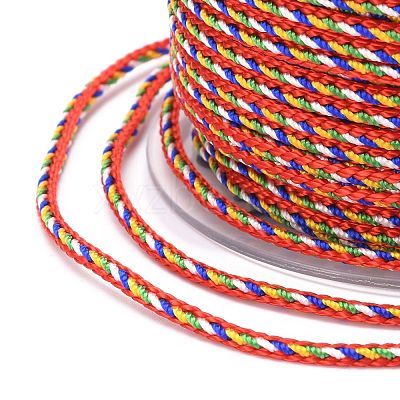 Multi-Color Decorative Braided Nylon Cord NWIR-Z003-E16-1