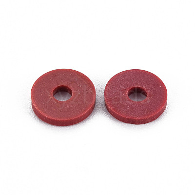 4 Colors Handmade Polymer Clay Beads CLAY-N011-032-21-1