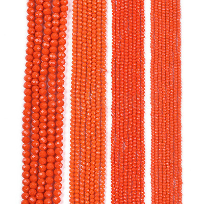 Opaque Solid Color Imitation Jade Glass Beads Strands LS-EGLA-A044-P1mm-D03-1