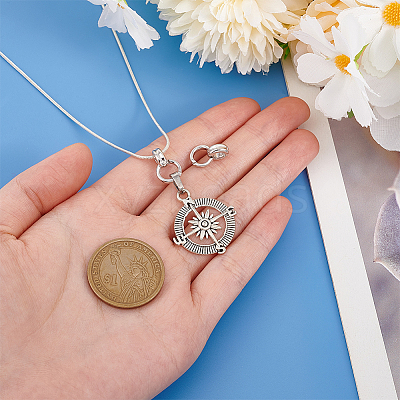 2Pcs 925 Sterling Silver Pendant Bails STER-PH0002-34-1