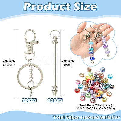 DIY Keychain Makings Kits DIY-YW0018-27-1
