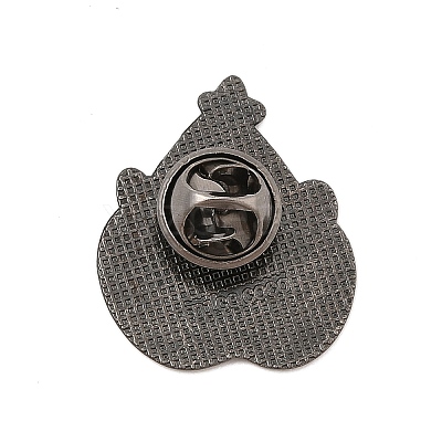 Christmas Theme Zinc Alloy Enamel Pin Brooch for Backpack Clothes LS-JEWB-R003-02EB-06-1