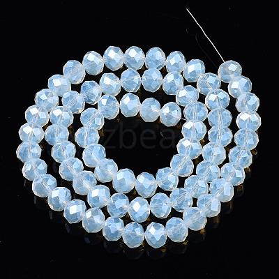 Electroplate Glass Beads Strands EGLA-A034-J2mm-A04-1
