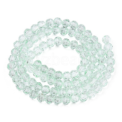 Transparent Glass Beads Strands GLAA-E036-07Z-02-1