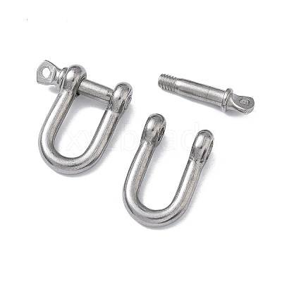 304 Stainless Steel Ring Clip Buckles for Bag Chain Strap STAS-C165-02A-P-1