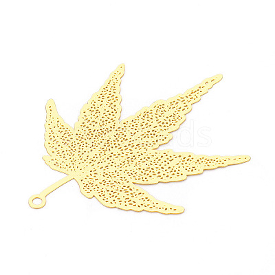 Brass Filigree Big Pendants KKC-T003-20G-1