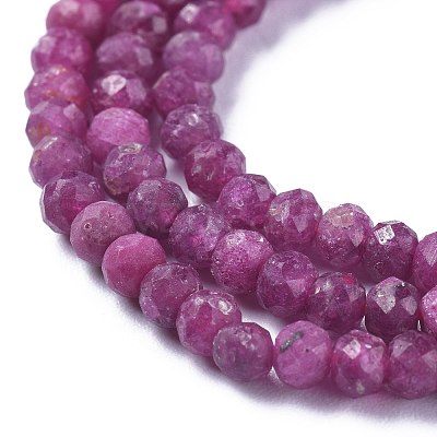 Natural Ruby Beads Strands G-E560-Q07-1