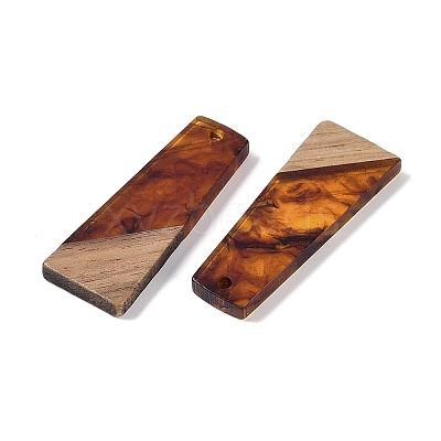 Resin & Wood Pendants WOOD-F015-04B-1