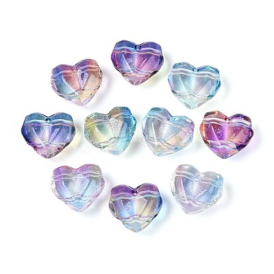 Transparent Glass Beads GLAA-T028-03F-1