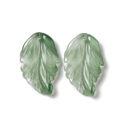 Dyed & Heated Glass Pendants X1-GLAA-B009-06-1
