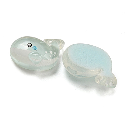 Ice Ocean Theme Opaque Resin Cabochons CRES-D040-02A-1