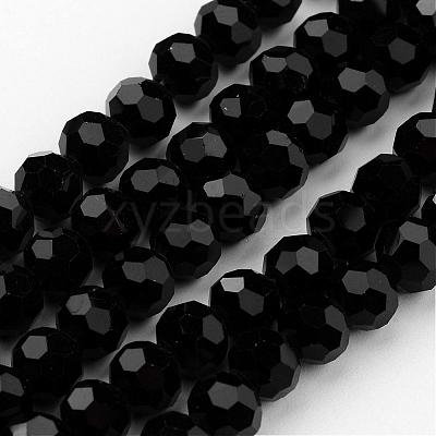 Transparent Glass Bead Strands GLAA-G013-6mm-71-1