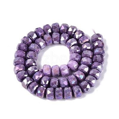 Anti-Tarnish Electroplate Glass Beads Strands GLAA-T025-10mm-11O-1