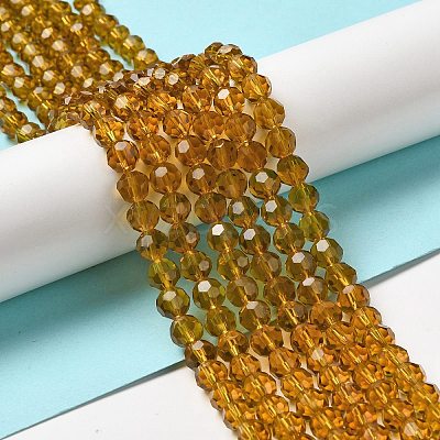 Transparent Glass Beads EGLA-A035-T8mm-D04-1