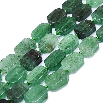 Natural Green Strawberry Quartz Beads Strands G-K245-J03-D01-1