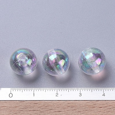 Eco-Friendly Transparent Acrylic Beads PL736-2-1