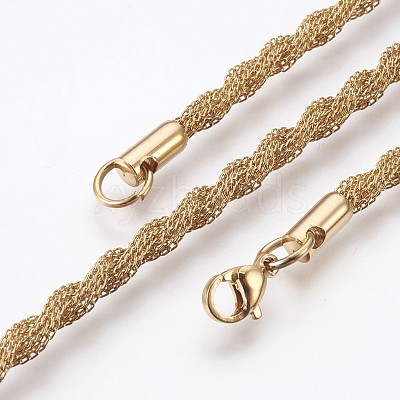 Ion Plating(IP) 304 Stainless Steel Chain Bracelets BJEW-P236-27G-1