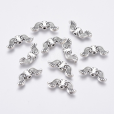 Tibetan Style Alloy Beads TIBEB-EA9130Y-FF-1
