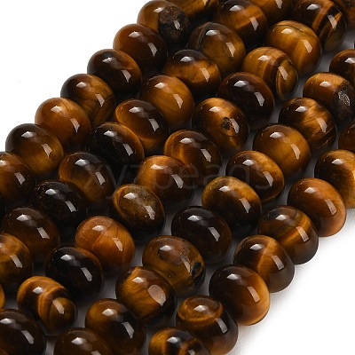 Natural Tiger Eye Beads Strands GG-CBA5B6F-A01-01-1