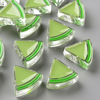 Transparent Enamel Acrylic Beads LS-TACR-S155-001D-1